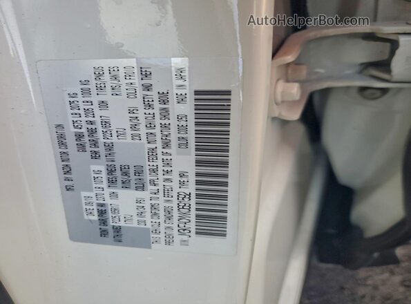 JM3KFACMXK0691592 2019 MAZDA CX White VIN კოდის სტიკერის ხედი