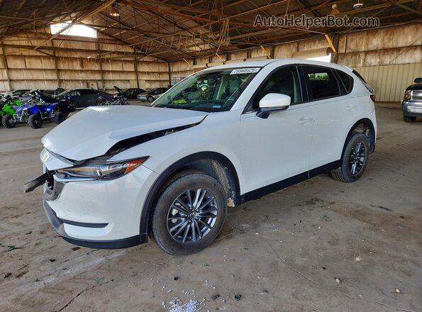 JM3KFACMXL0798434 2020 MAZDA CX-5 Белый Передняя левая четверть