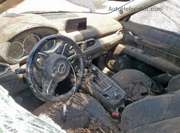 JM3KFADL2H0217862 2017 MAZDA CX-5 Blue Вид панелі приладів