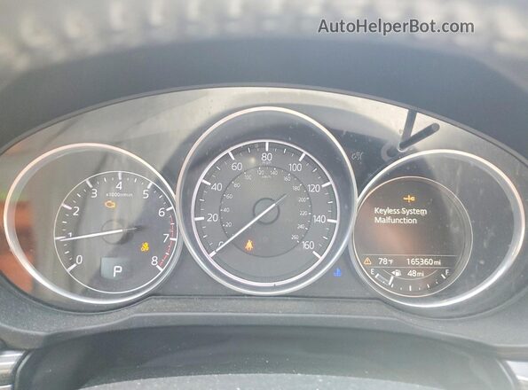 JM3KFADL6H0120115 2017 MAZDA CX-5 White Widok zestawu wskaźników