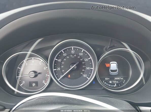 JM3KFADL7H0161840 2017 MAZDA CX-5 Red Vista de los asientos traseros
