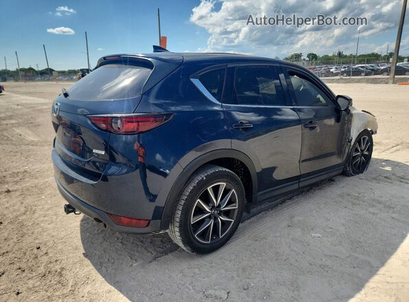 JM3KFADM0J0329722 2018 MAZDA CX-5 Синий Задняя правая четверть
