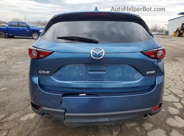 JM3KFADM0K1640207 2019 MAZDA CX-5 Blue უკანა ხედი