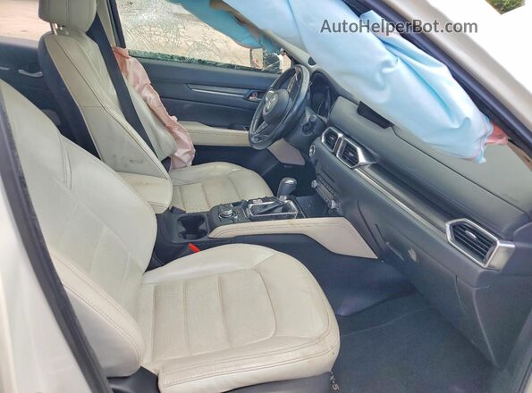 JM3KFADM0L0795637 2020 MAZDA CX-5 Белый Вид салона спереди