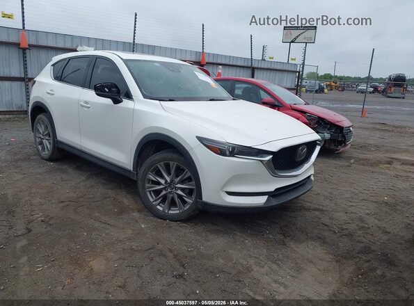 JM3KFADM0L0810475 2020 MAZDA CX-5 Белый Передняя правая четверть