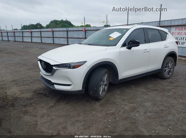 JM3KFADM0L0810475 2020 MAZDA CX-5 Белый Передняя левая четверть