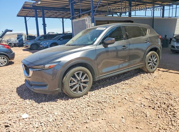 JM3KFADM1J1305259 2018 MAZDA CX-5 Charcoal Przód lewy
