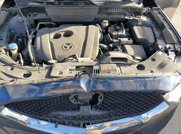JM3KFADM1J1329643 2018 MAZDA CX-5 Blue Engine compartment view