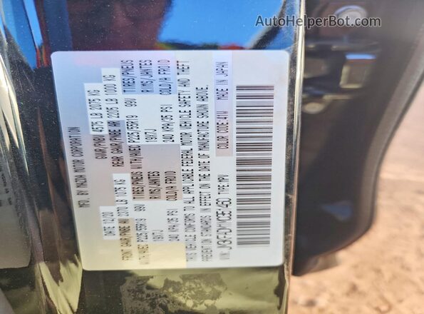 JM3KFADM1M0351460 2021 MAZDA CX-5 Black VIN კოდის სტიკერის ხედი