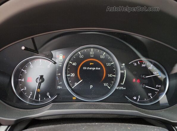 JM3KFADM3K1579869 2019 MAZDA CX-5 Красный Вид щитка приборов