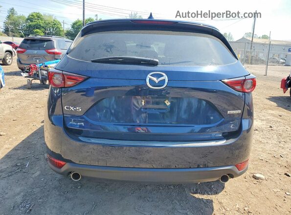 JM3KFADM3M0478470 2021 MAZDA CX-5 Blue Հետևի տեսք