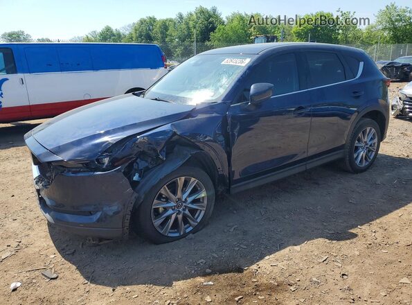 JM3KFADM3M0478470 2021 MAZDA CX-5 Blue Առջևի ձախ երեք քառորդ տեսարան