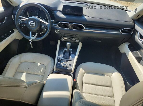 JM3KFADM4K0625571 2019 MAZDA CX-5 White Առջևի վահանակի տեսք