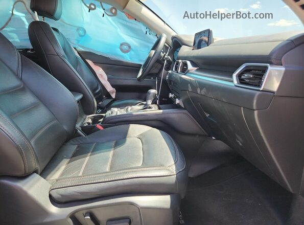 JM3KFADM4L0841728 2020 MAZDA CX-5 White Widok wnętrza z przodu