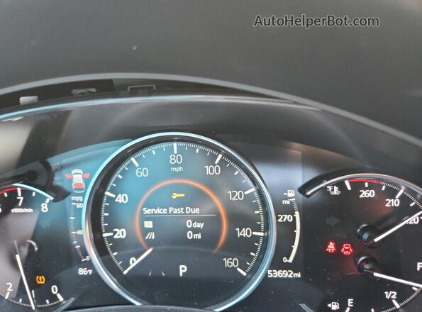 JM3KFADM4L0841728 2020 MAZDA CX-5 White Widok zestawu wskaźników