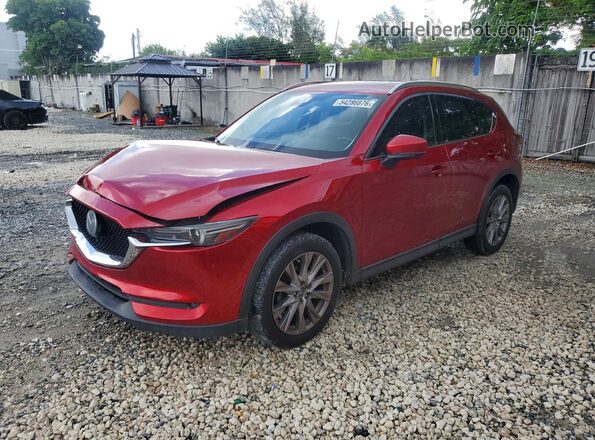 JM3KFADM5L0779739 2020 MAZDA CX-5 Red წინა მარცხენა ხედი სამი მეოთხედიდან