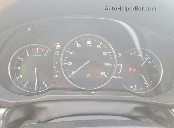 JM3KFADM5L0779739 2020 MAZDA CX-5 Red ხელსაწყოთა პანელის ხედი
