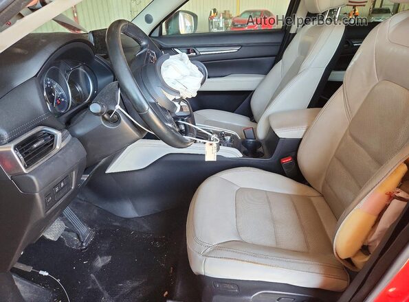 JM3KFADM8J0436128 2018 MAZDA CX-5 Темно-бордовый Вид салона спереди