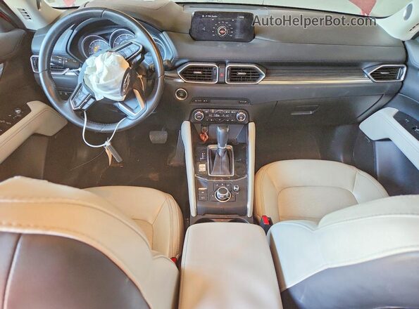 JM3KFADM8J0436128 2018 MAZDA CX-5 Темно-бордовый Вид панели приборов