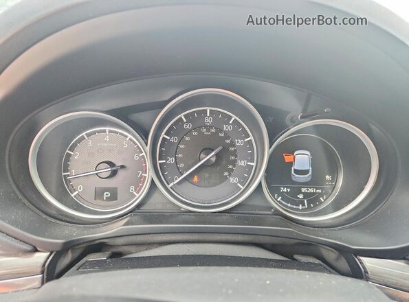 JM3KFADM9J0374707 2018 MAZDA CX-5 Белый Вид щитка приборов