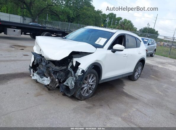 JM3KFADM9K1640254 2019 MAZDA CX-5 Белый Передняя левая четверть