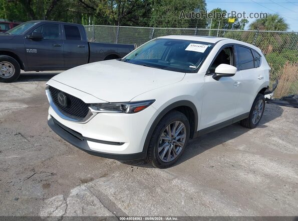 JM3KFADM9L0842888 2020 MAZDA CX-5 Белый Передняя левая четверть