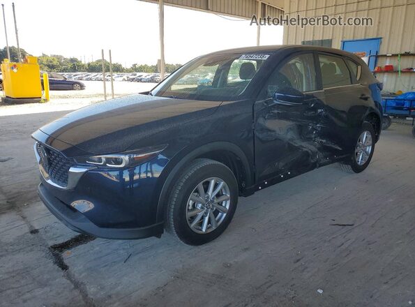 JM3KFBAL0S0637590 2025 MAZDA CX-5 Blue Առջևի ձախ երեք քառորդ տեսարան
