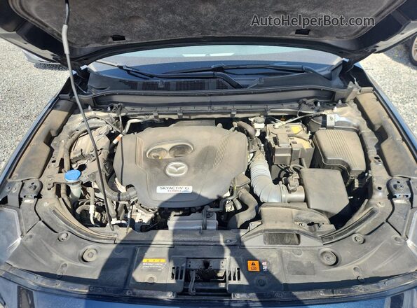 JM3KFBAY1N0636304 2022 MAZDA CX-5 Blue Vista del compartimento del motor
