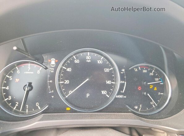 JM3KFBAY2N0556803 2022 MAZDA CX-5 White Instrument cluster view