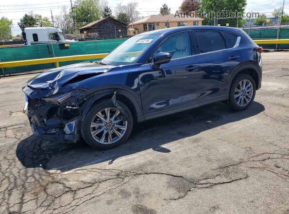 JM3KFBAY7L0867141 2020 MAZDA CX-5 Синий Передняя левая четверть