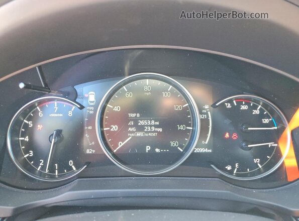 JM3KFBAY7S0608373 2025 MAZDA CX-5 White Widok zestawu wskaźników
