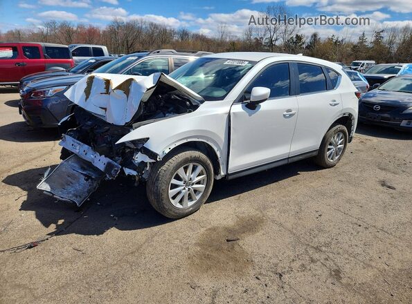 JM3KFBBM5K0591682 2019 MAZDA CX-5 Белый Передняя левая четверть