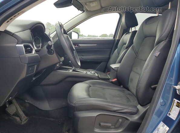 JM3KFBCL0H0122692 2017 MAZDA CX-5 Blue Widok wnętrza z przodu