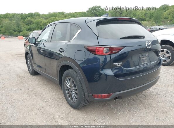 JM3KFBCL0H0164019 2017 MAZDA CX-5 Синий Задняя левая четверть