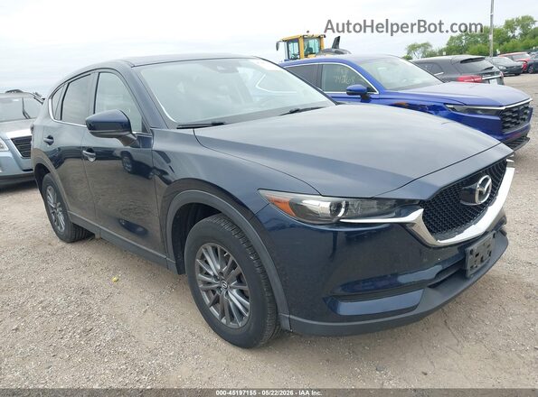 JM3KFBCL0H0164019 2017 MAZDA CX-5 Синий Передняя правая четверть