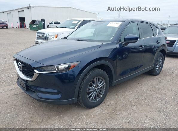 JM3KFBCL0H0164019 2017 MAZDA CX-5 Синий Передняя левая четверть