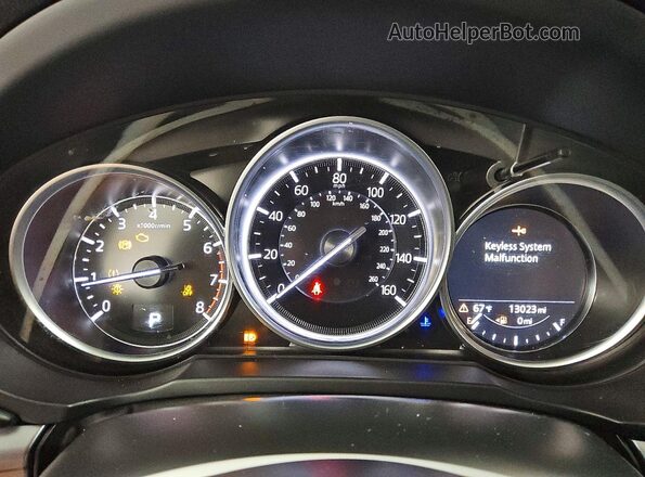 JM3KFBCL5R0490707 2024 MAZDA CX-5 Black Vista del cuadro de instrumentos