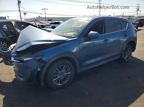 JM3KFBCL6H0159908 2017 MAZDA CX-5 Blue Передня ліва чверть