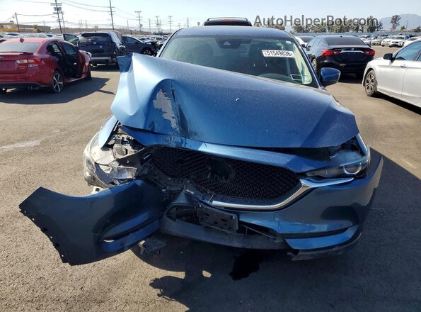 JM3KFBCL6H0159908 2017 MAZDA CX-5 Blue Вид спереду