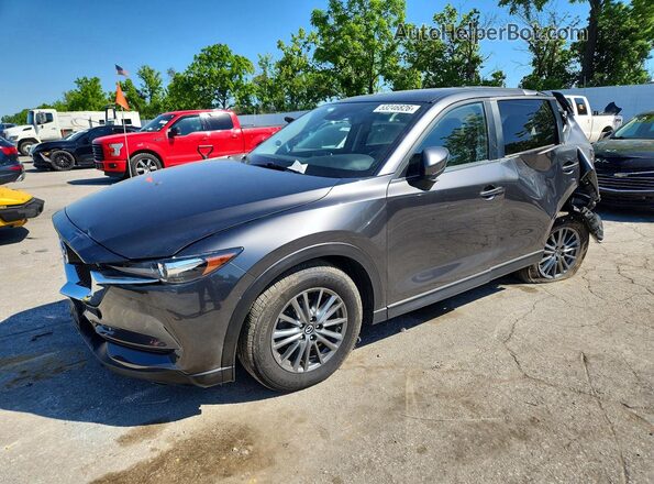 JM3KFBCL7H0226595 2017 MAZDA CX-5 Gray Vista tres cuartos delantera izquierda