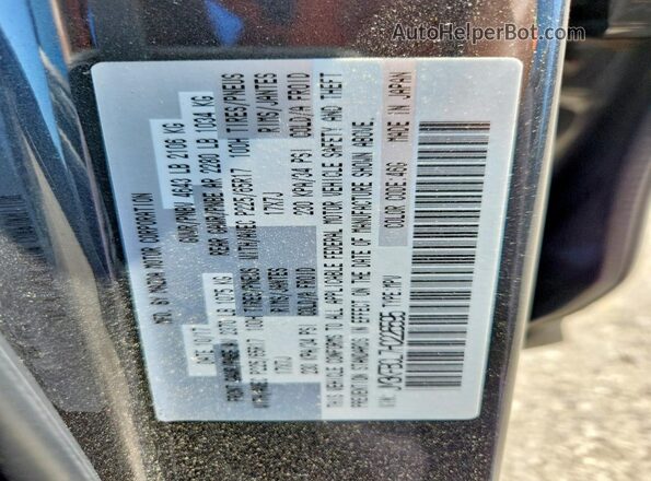 JM3KFBCL7H0226595 2017 MAZDA CX-5 Gray Vista de la etiqueta del VIN
