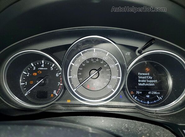 JM3KFBCM0J0302589 2018 MAZDA CX-5 Серый Вид щитка приборов