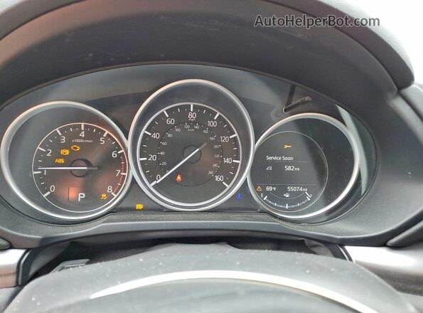 JM3KFBCM0K0523286 2019 MAZDA CX-5 Red Widok zestawu wskaźników