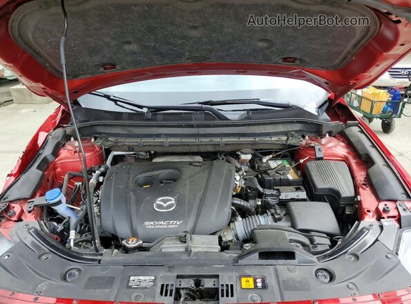 JM3KFBCM0K0523286 2019 MAZDA CX-5 Red Widok komory silnika