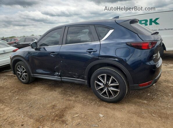 JM3KFBCM1J0373493 2018 MAZDA CX-5 Синий Задняя левая четверть