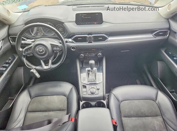 JM3KFBCM1J0373493 2018 MAZDA CX-5 Синий Вид панели приборов