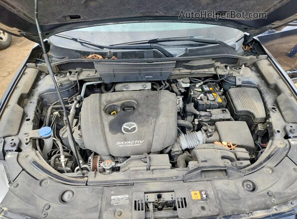 JM3KFBCM1J0373493 2018 MAZDA CX-5 Синий Вид задней части салона