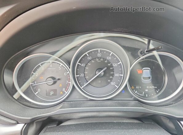 JM3KFBCM1J0373493 2018 MAZDA CX-5 Синий Вид щитка приборов