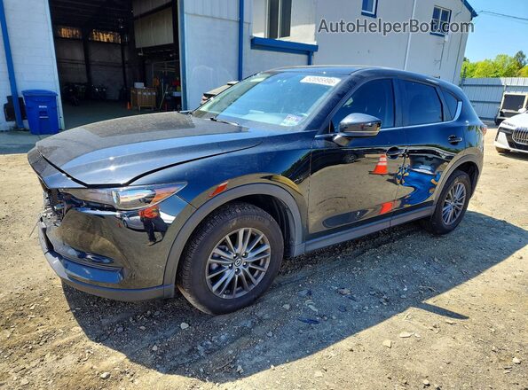 JM3KFBCM1L0731310 2020 MAZDA CX-5 Black წინა მარცხენა ხედი სამი მეოთხედიდან