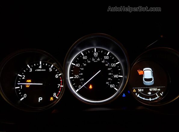 JM3KFBCM1L0787716 2020 MAZDA CX-5 Белый Вид щитка приборов